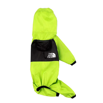 Pet Dog Raincoat Waterproof Waterproof with Transparent Hooded Jumpsuit Dog Clothing Clothes for Dogs Cats Jacket Dog Costume